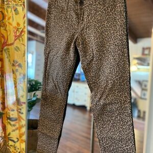 Celebrity Pink Leopard Print Skinny Jeans